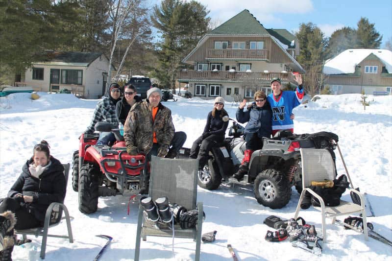 winter activity resort canada